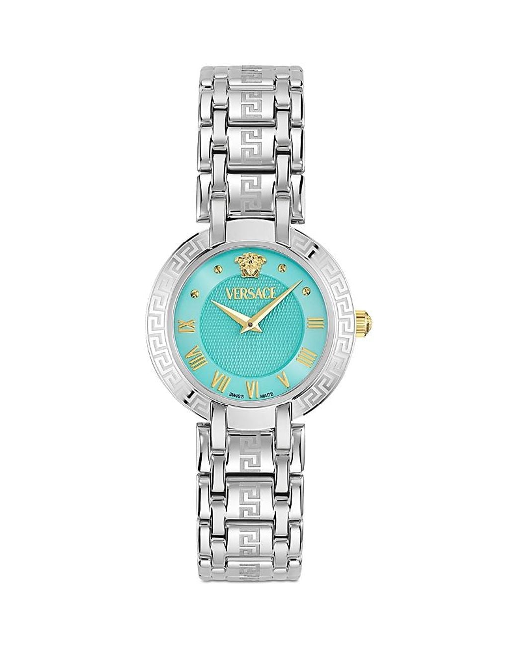 Versace Blue Antlia Watch, 34Mm