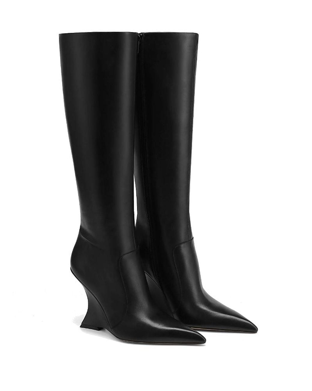Naked Wolfe Las Vegas Leather Boots in Black | Lyst