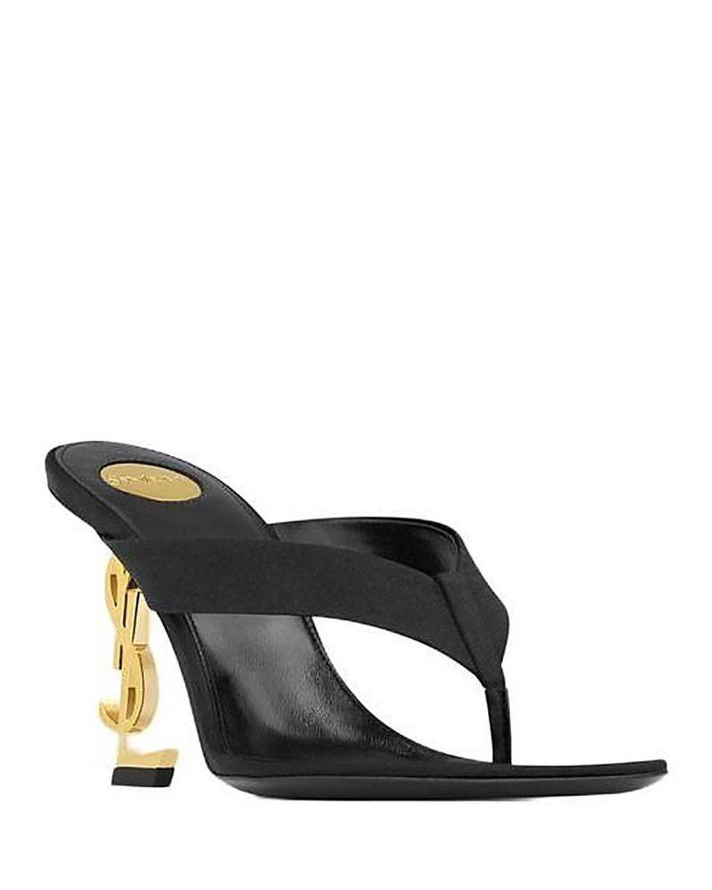 Saint Laurent Black Opyum Mules