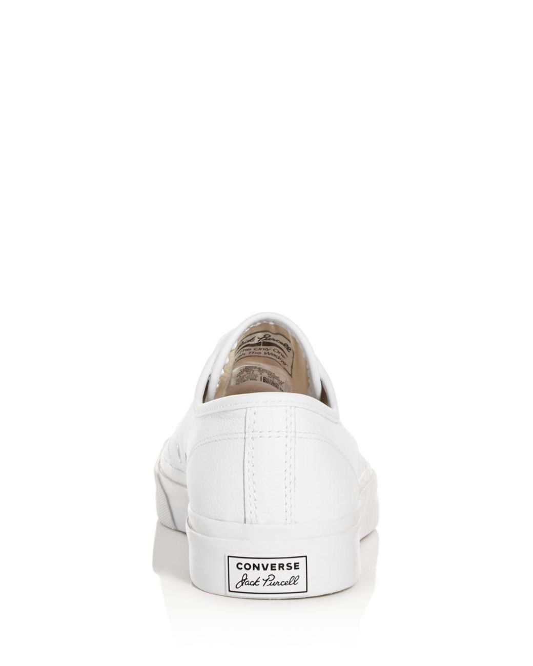 converse jack purcell leather low top sneaker
