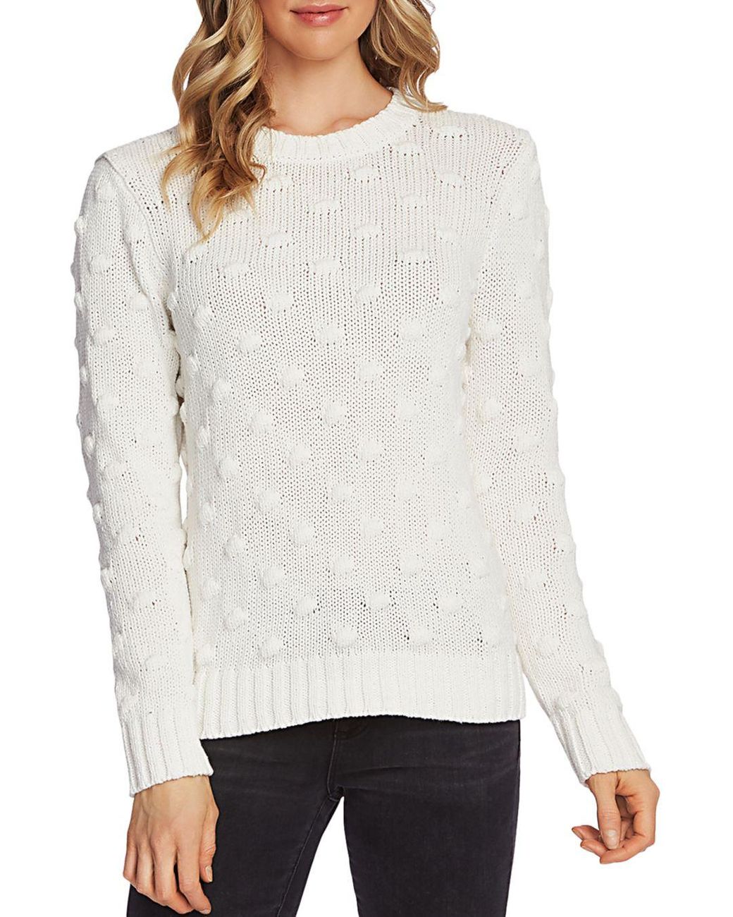popcorn stitch cardigan
