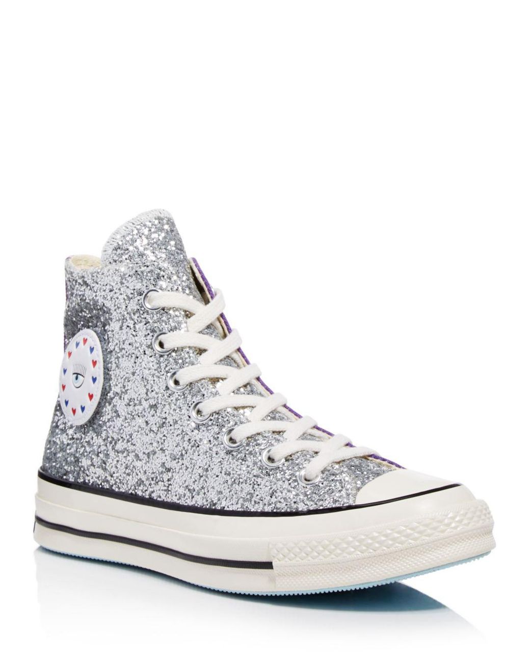 Converse X Chiara Ferragni Women's Chuck Taylor Tillands Glitter Sneakers in Purple | Lyst