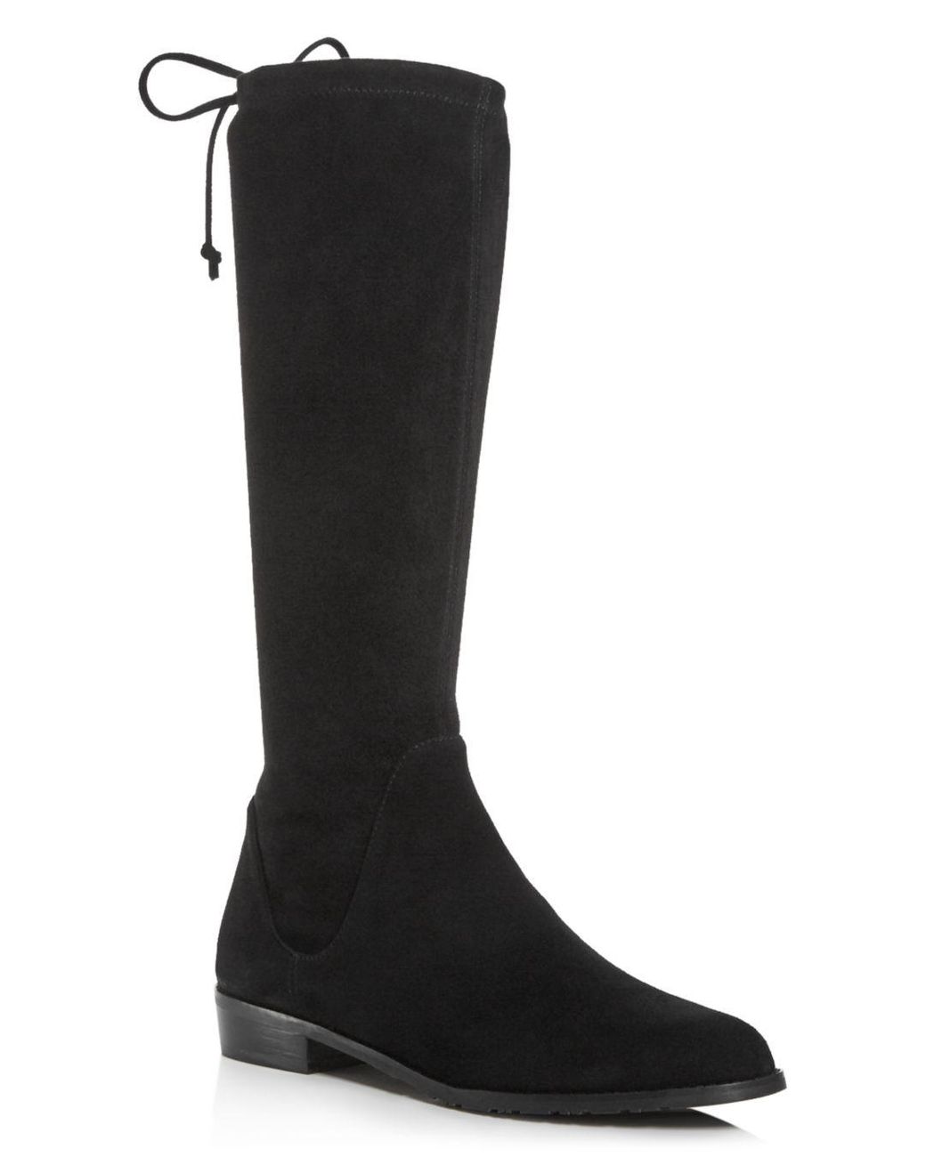 Stuart Weitzman Suede Women's Lilene Tall Boots in Black Suede (Black ...