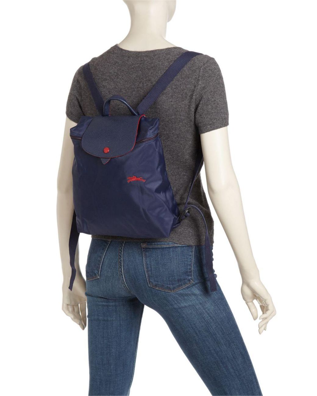 longchamp nylon backpack