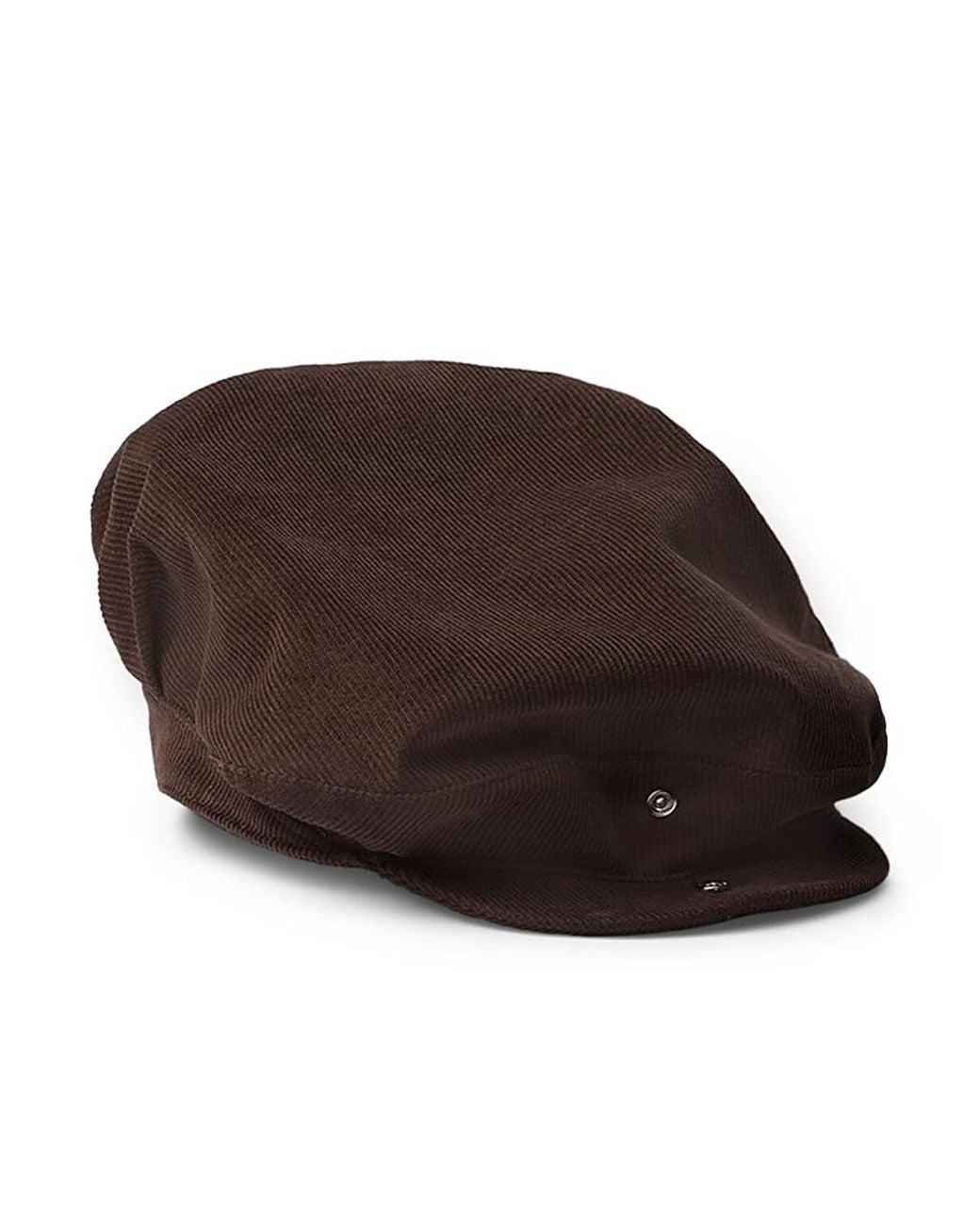 Prada Brown Corduroy Cap for men