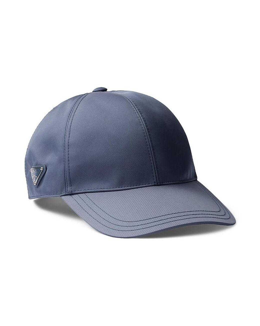 Prada Blue Re-Nylon Baseball Cap for men