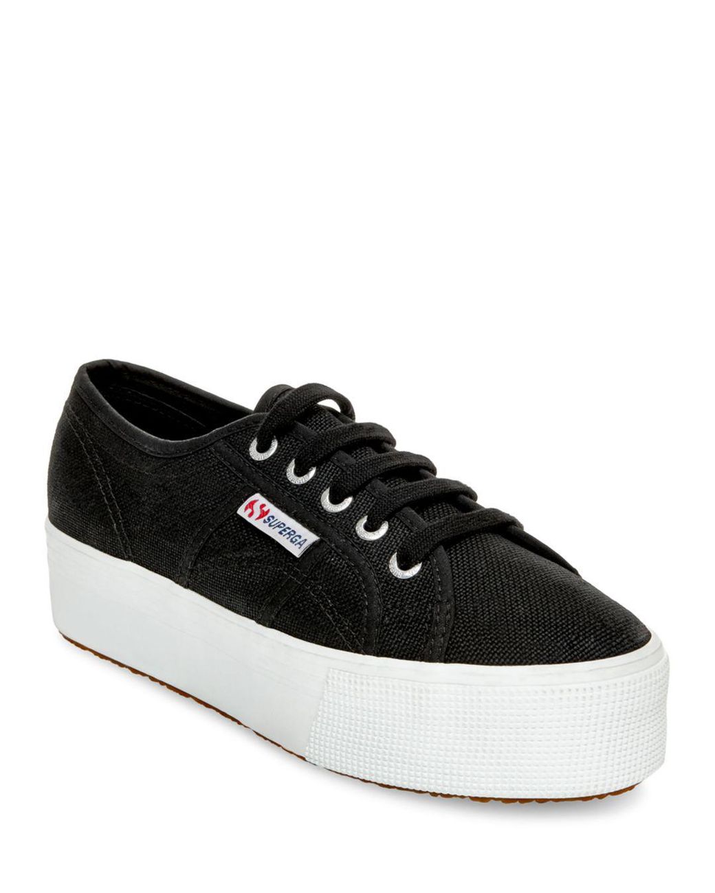 white platform sneakers superga