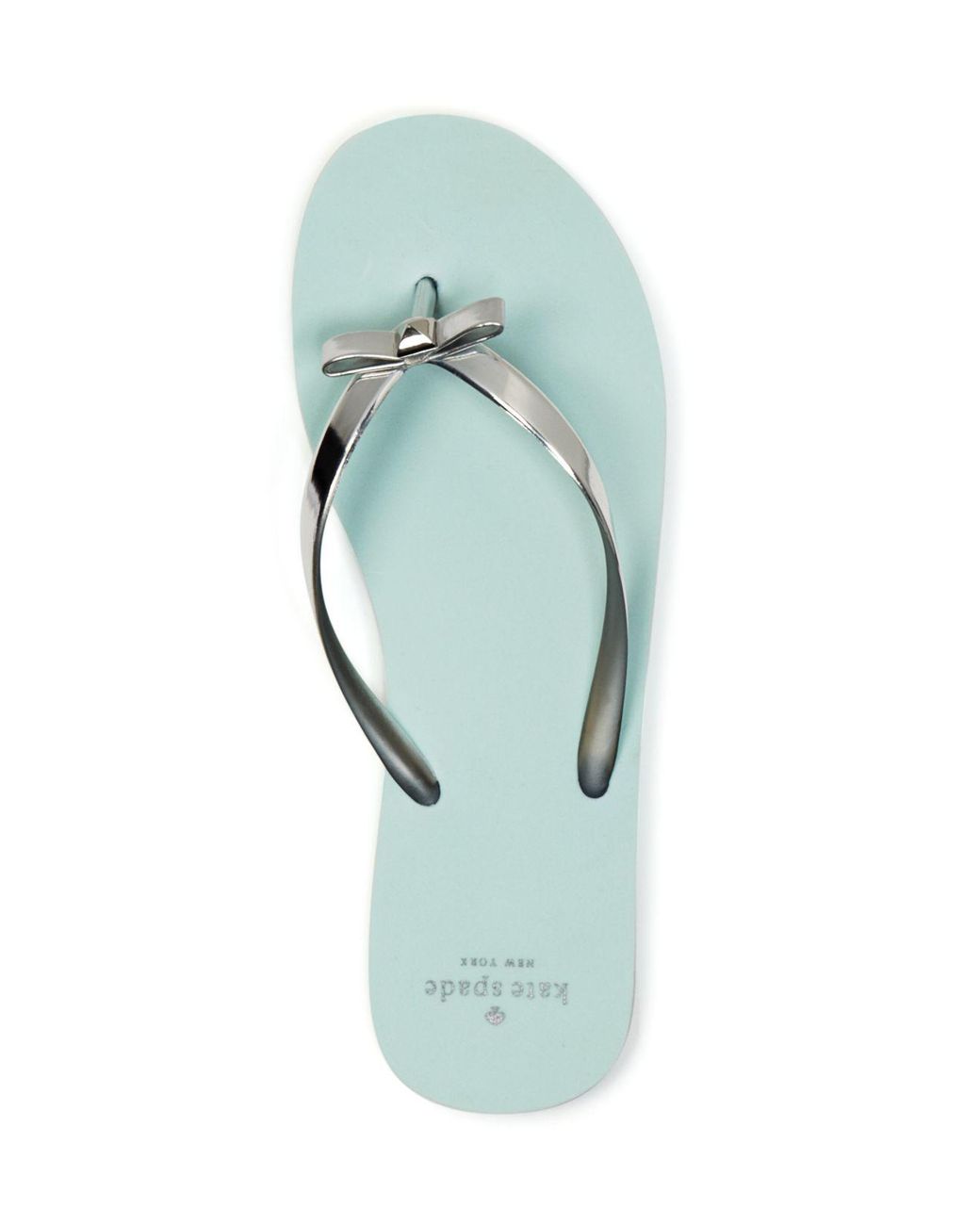 kate spade flip flops blue