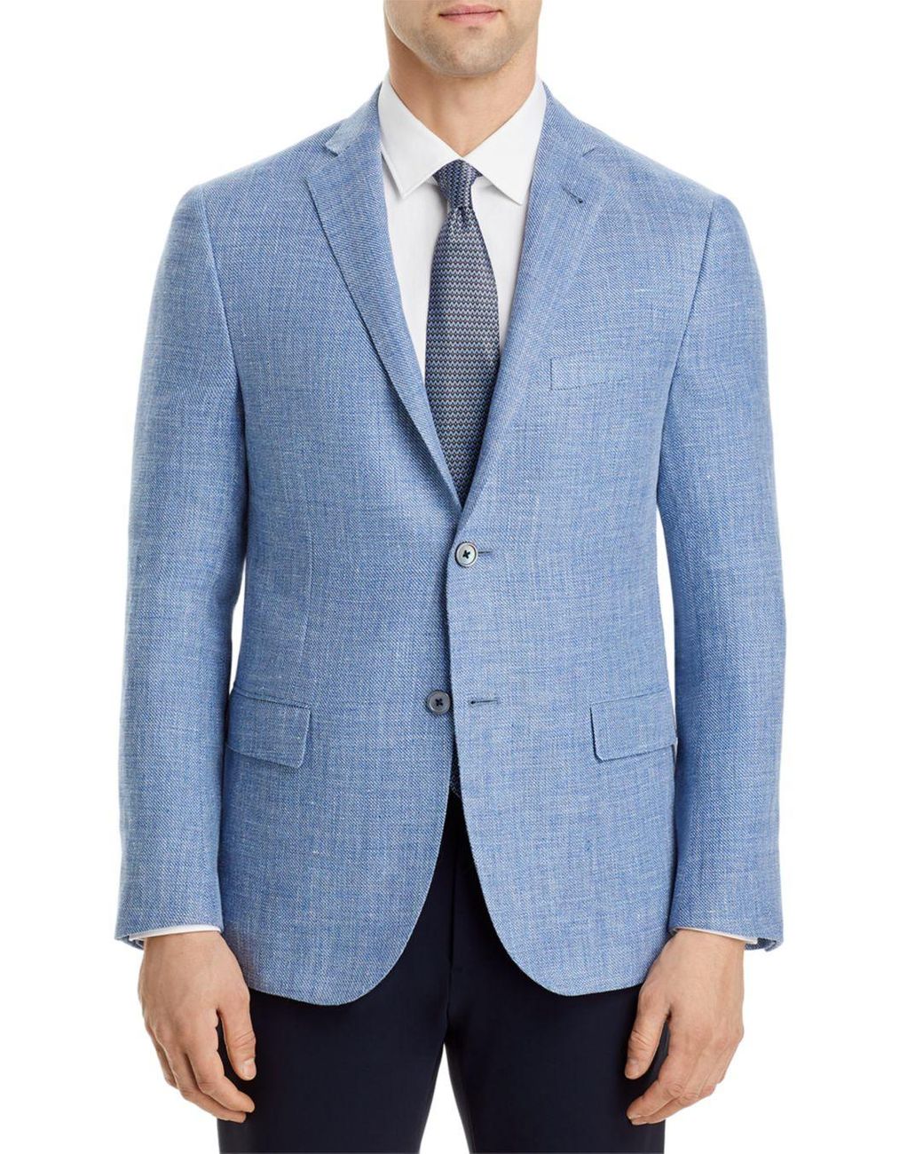 Corneliani Gate Melange Basketweave Regular Fit Blazer in Blue for Men |  Lyst