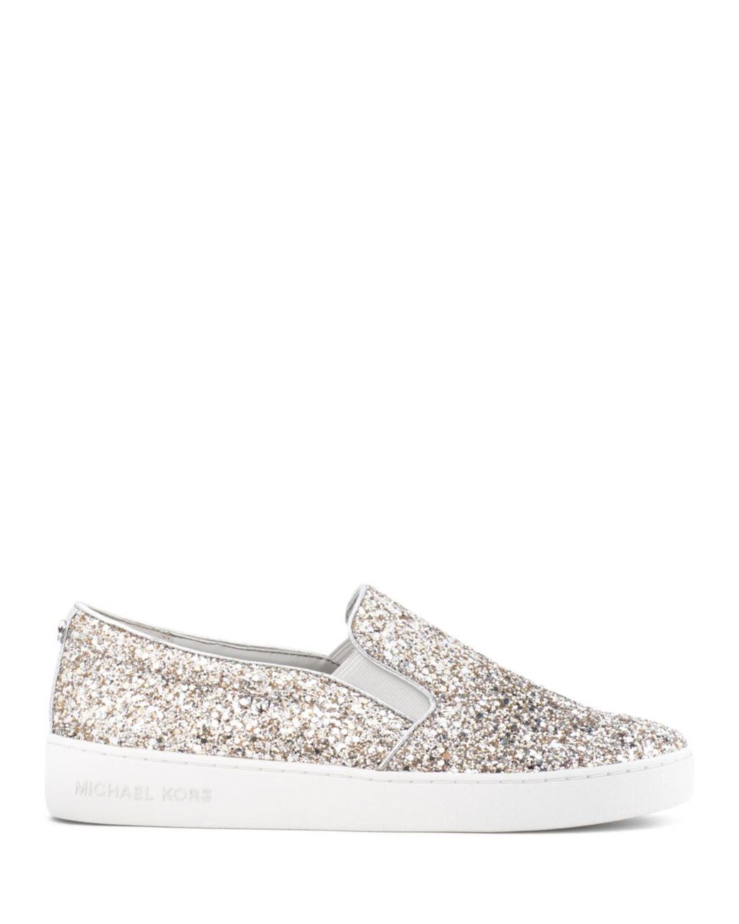 michael kors glitter slip ons