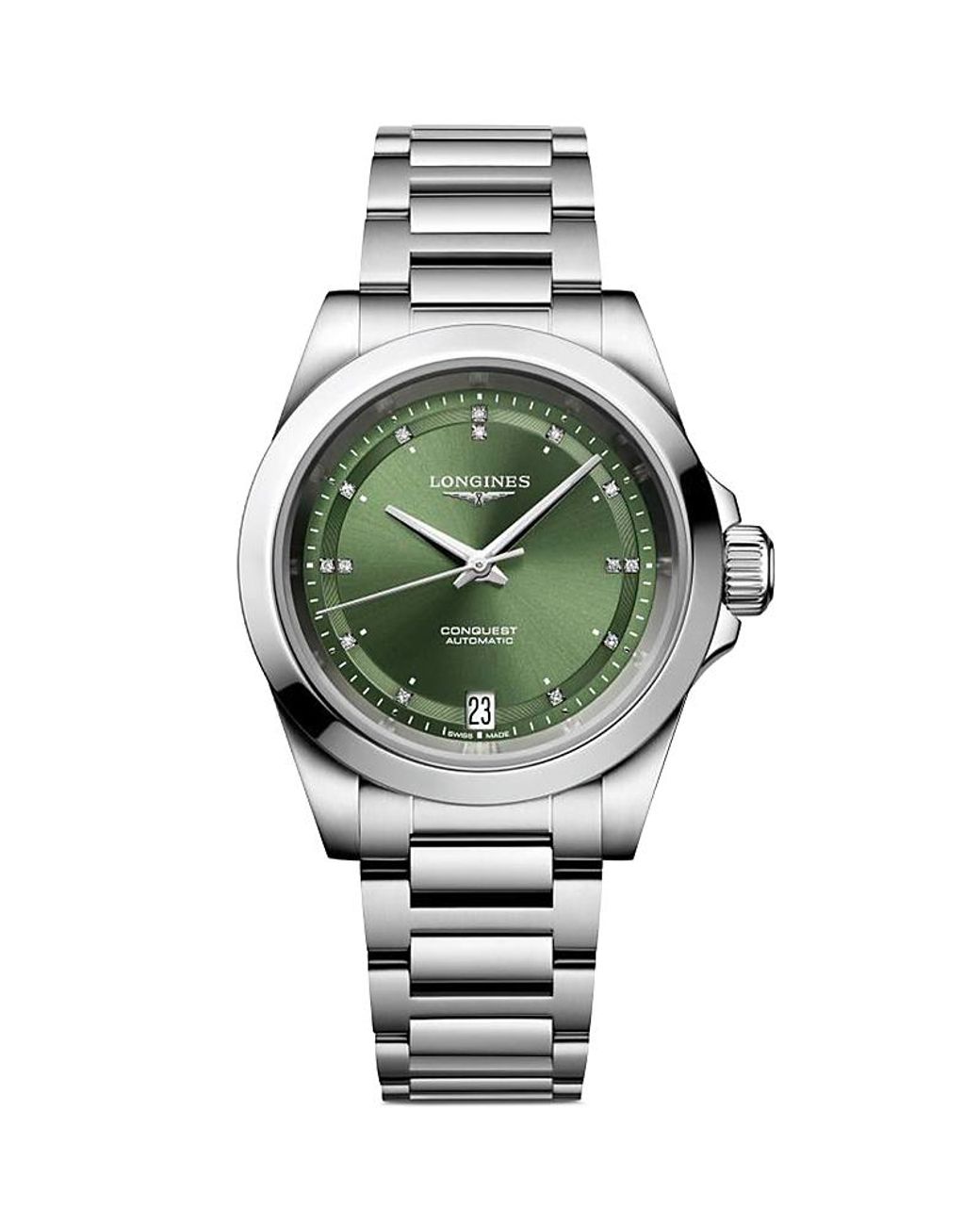 Longines Gray Conquest Watch, 34Mm