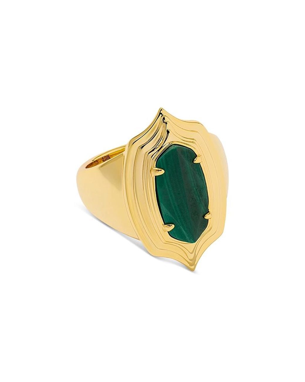 Kendra Scott Metallic Elyse Stepped Frame Stone Cocktail Ring