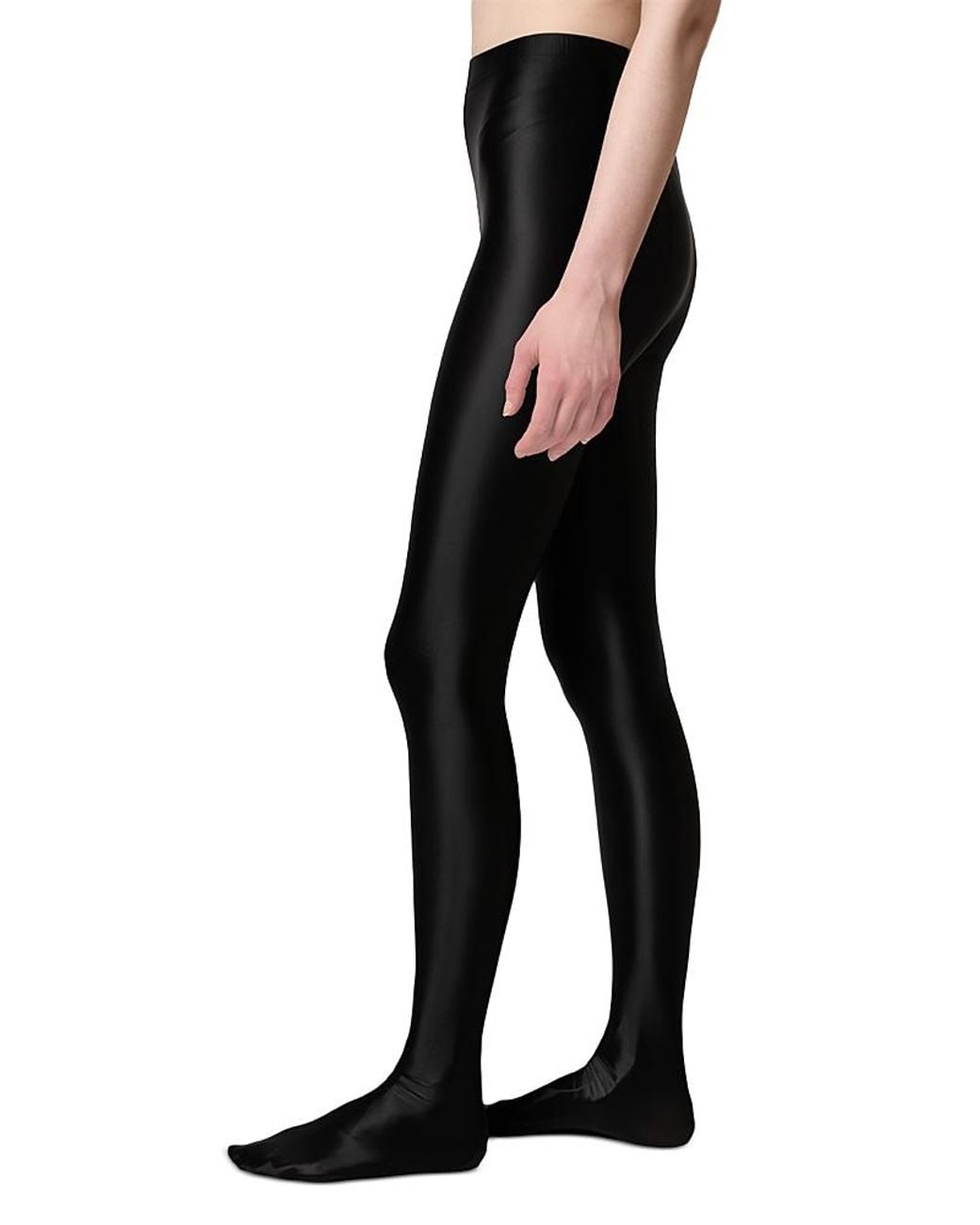 Stems Black Slick Gloss Tights