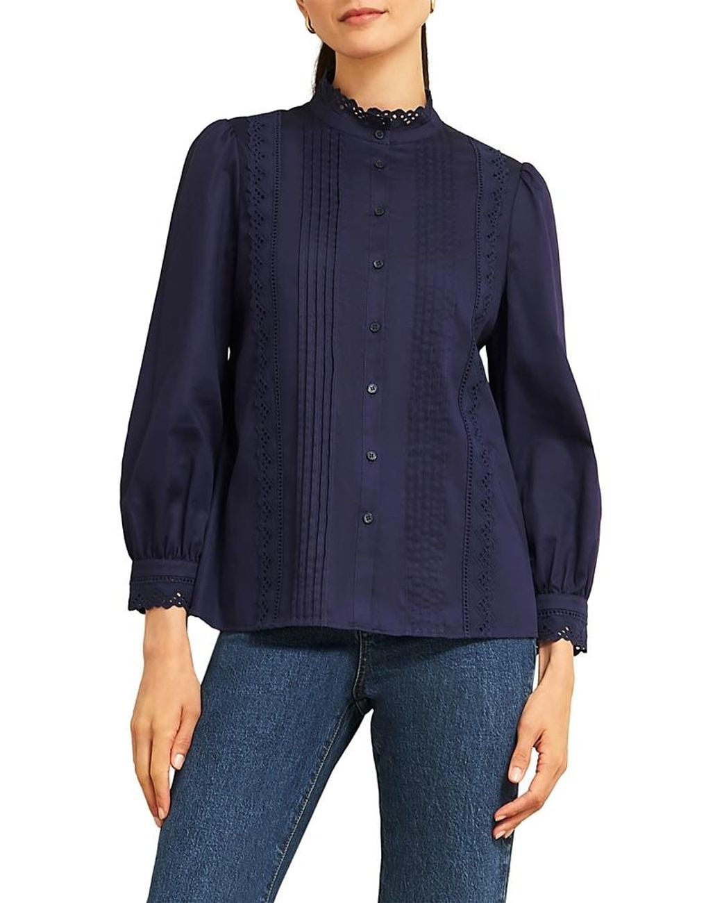Hobbs Blue Cici Blouse