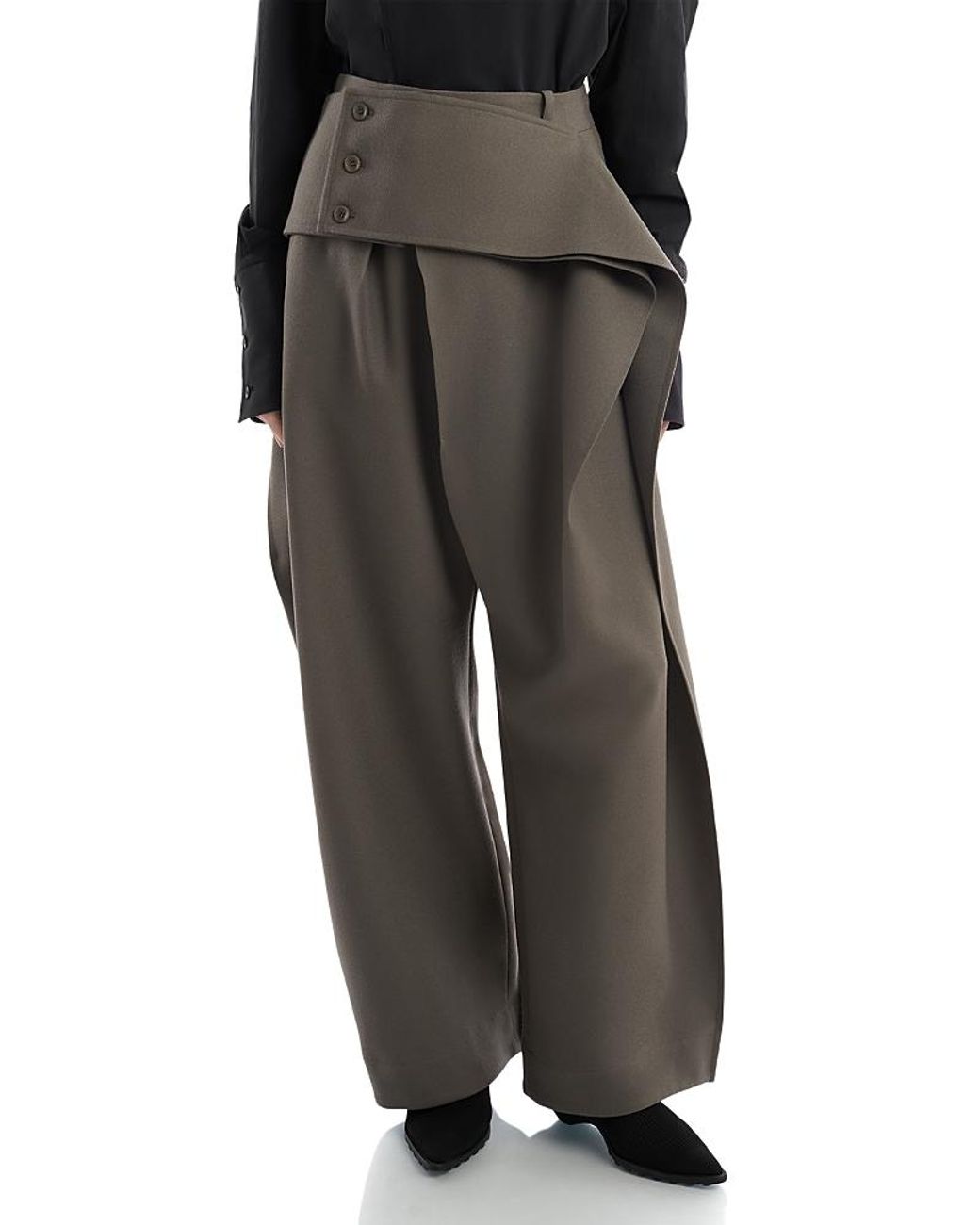Issey Miyake Gray Calligraph Pants