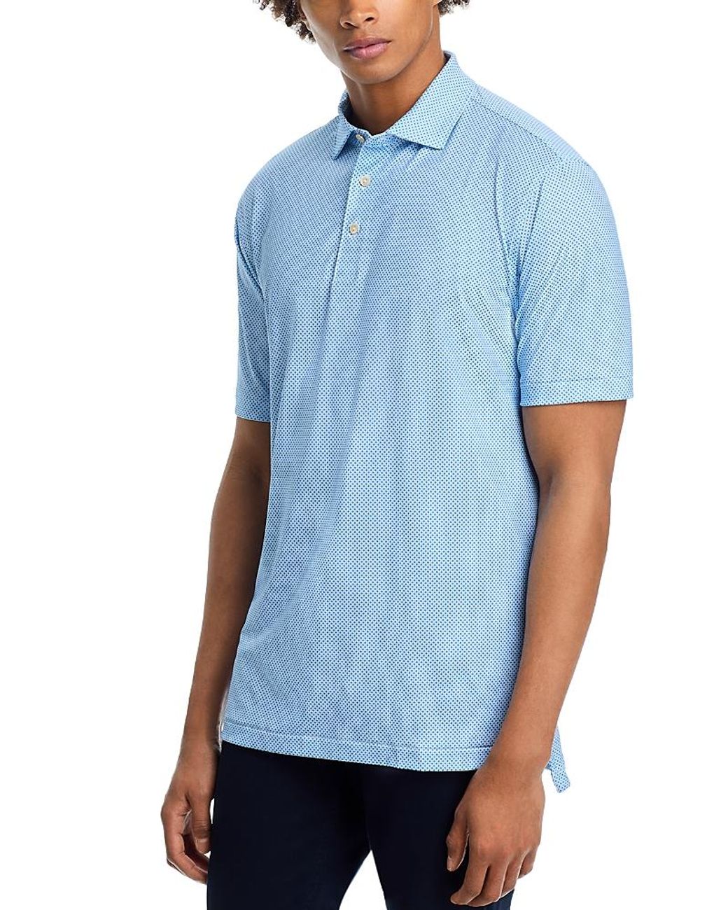 Peter Millar Blue Phoenix Performance Jersey Polo for men