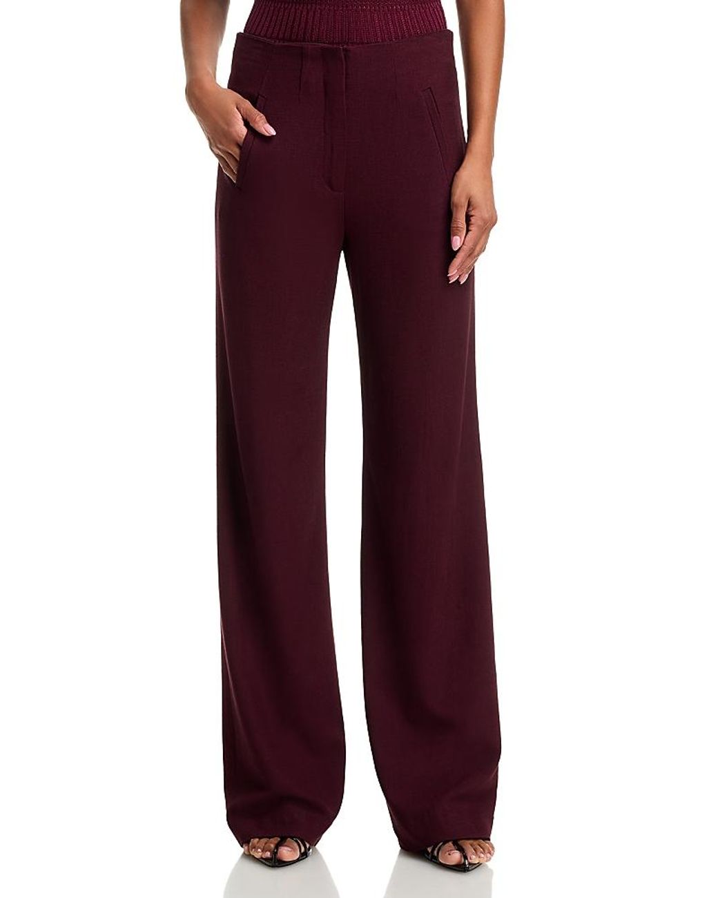 Veronica Beard Red Jude Pants