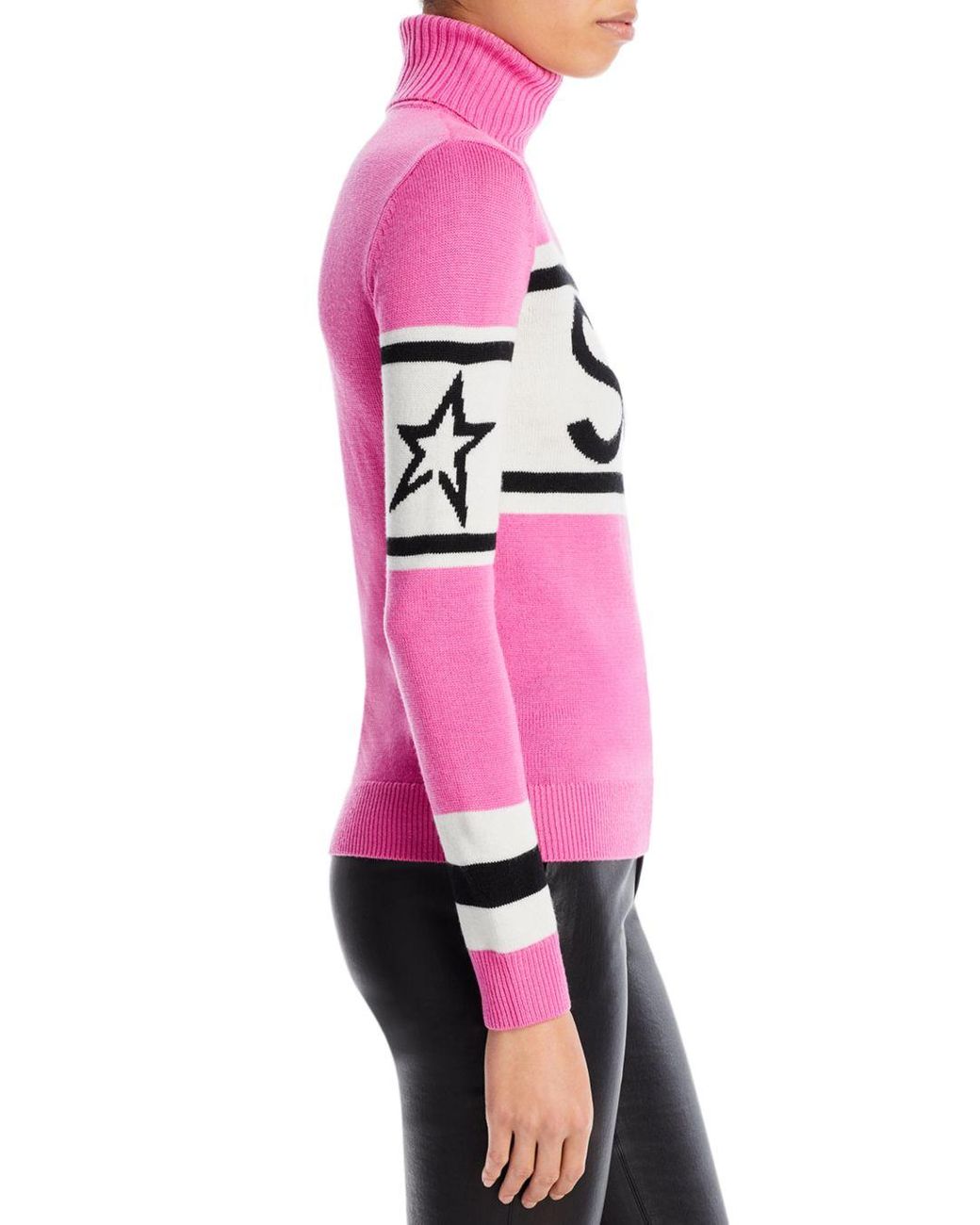 Perfect Moment Perfect Mot Schild Ski Merino Wool Turtleneck Sweater in  Pink | Lyst