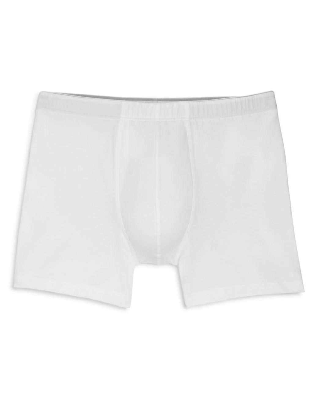 Hanro Cotton Superior Long Leg Boxer Briefs in White for Men Lyst