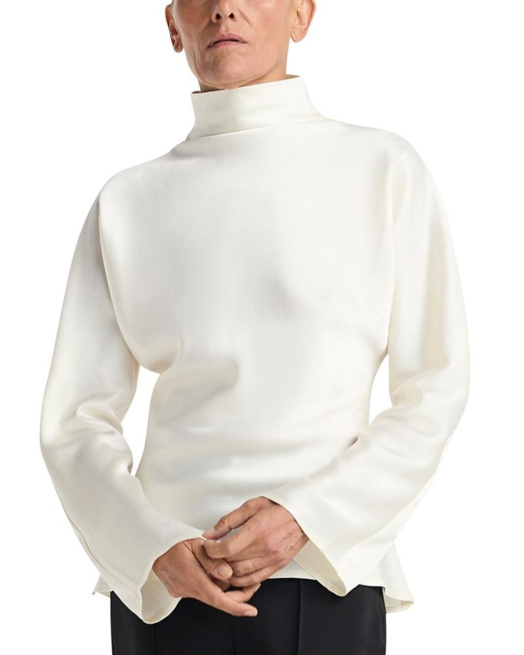 Rohe White Minimal Waisted Top