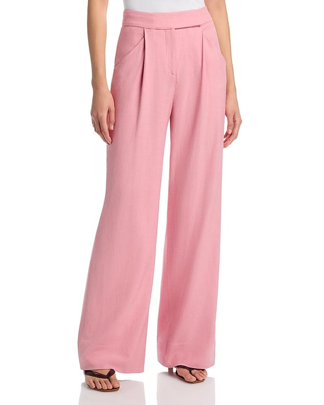 Veronica Beard Pink Marbeau Pants