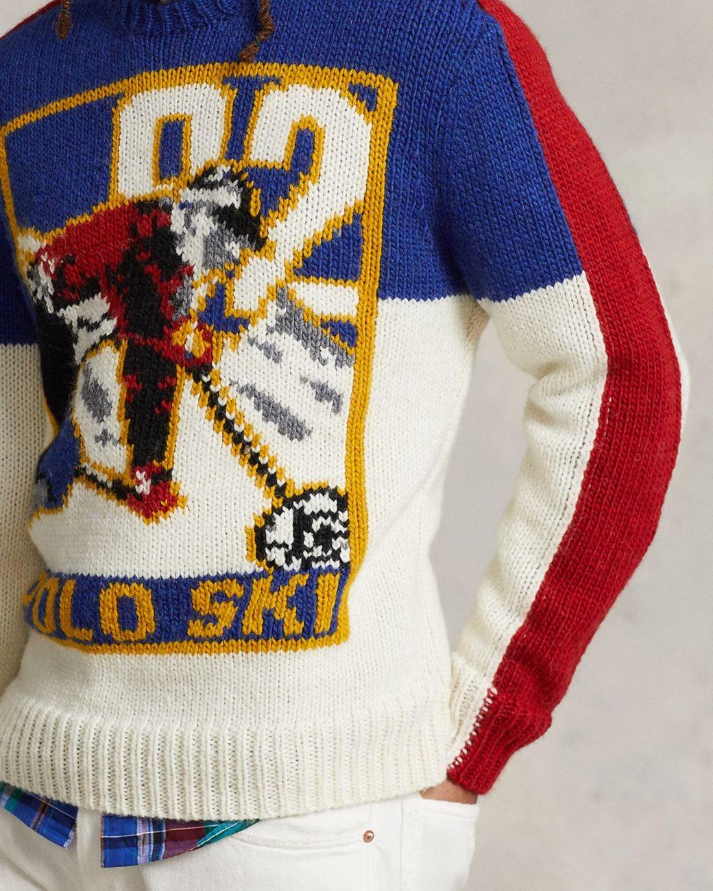 Ralph Lauren Vintage Ski Sweater in Blue for Men | Lyst