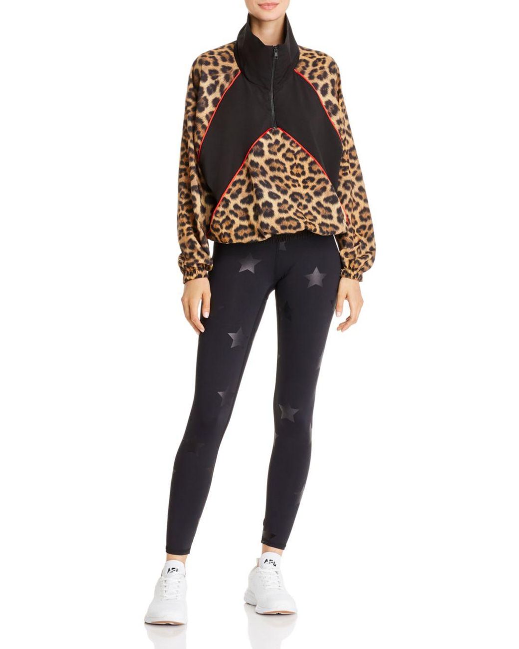 terez leopard windbreaker