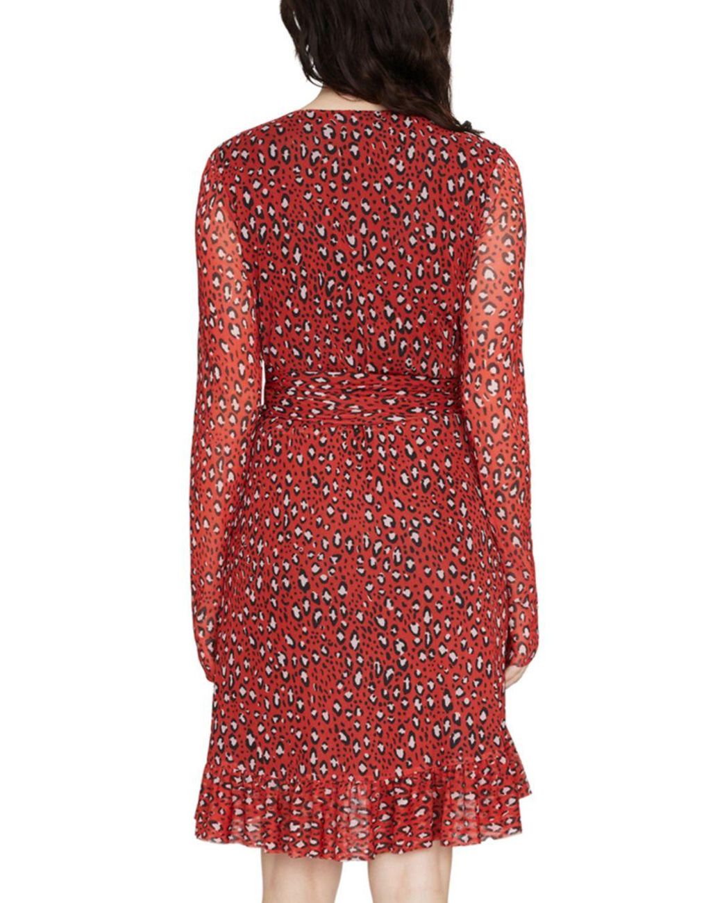 sanctuary leopard wrap dress