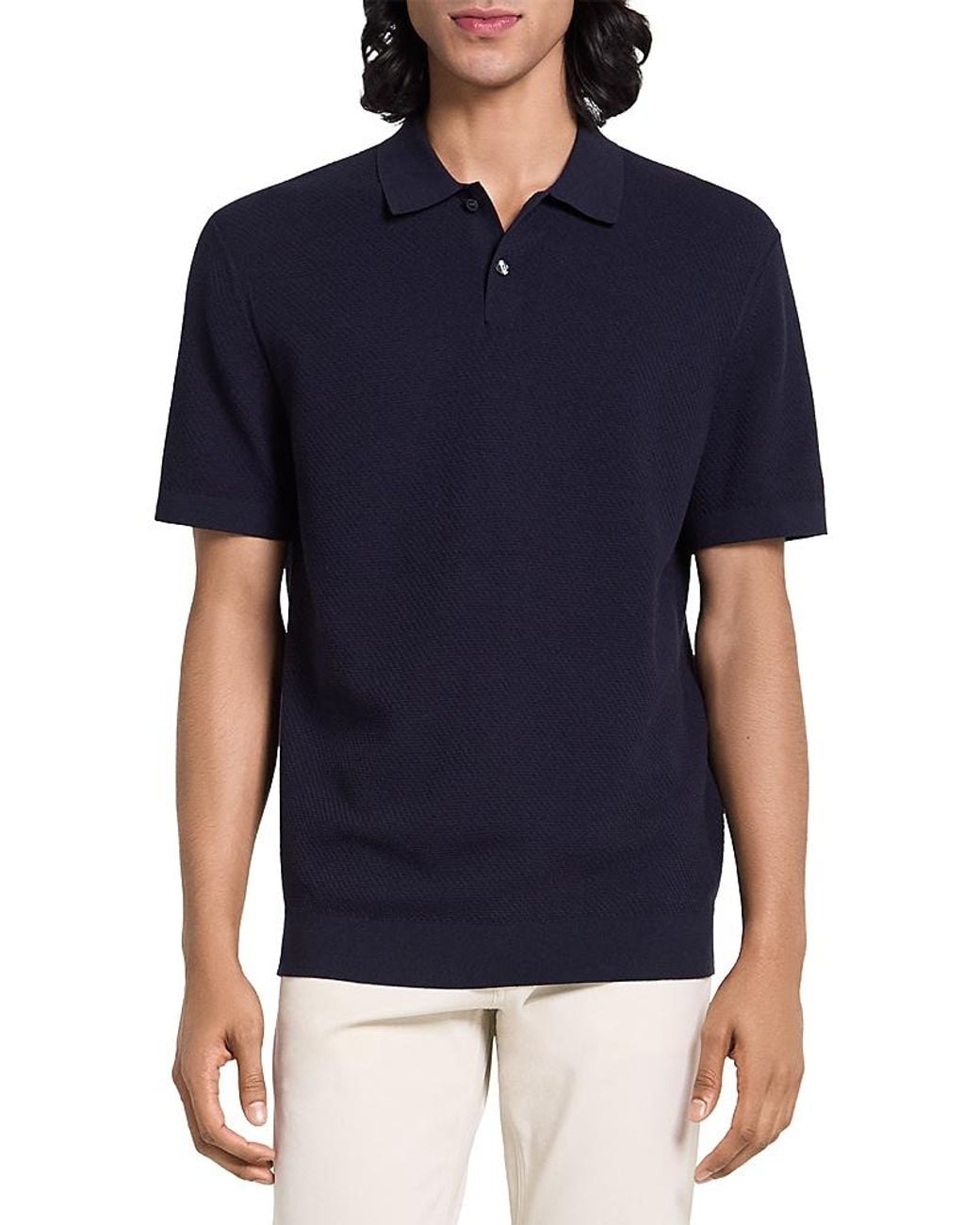 Theory Blue Soris Polo for men