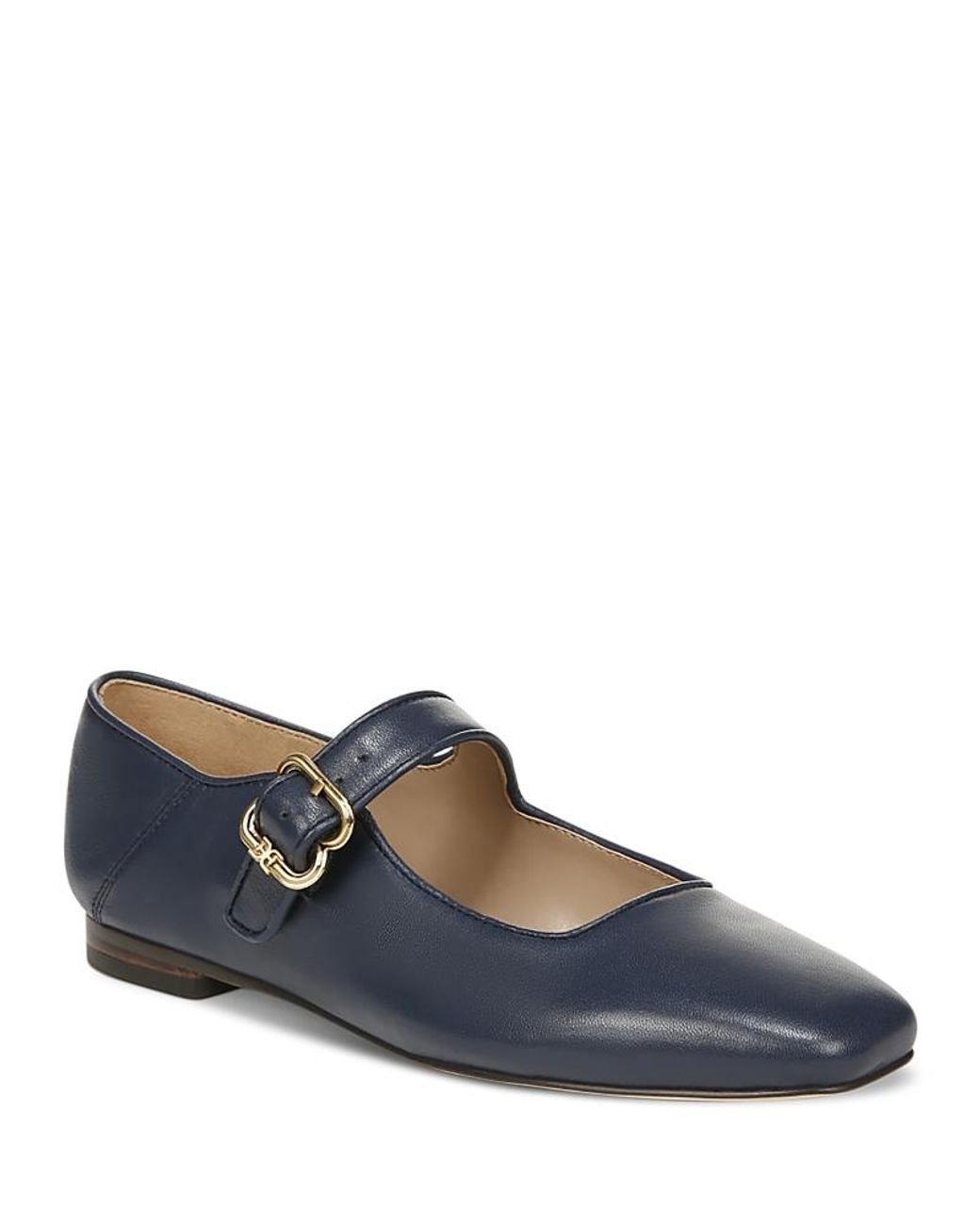 Sam Edelman Blue Michaela Buckled Flats