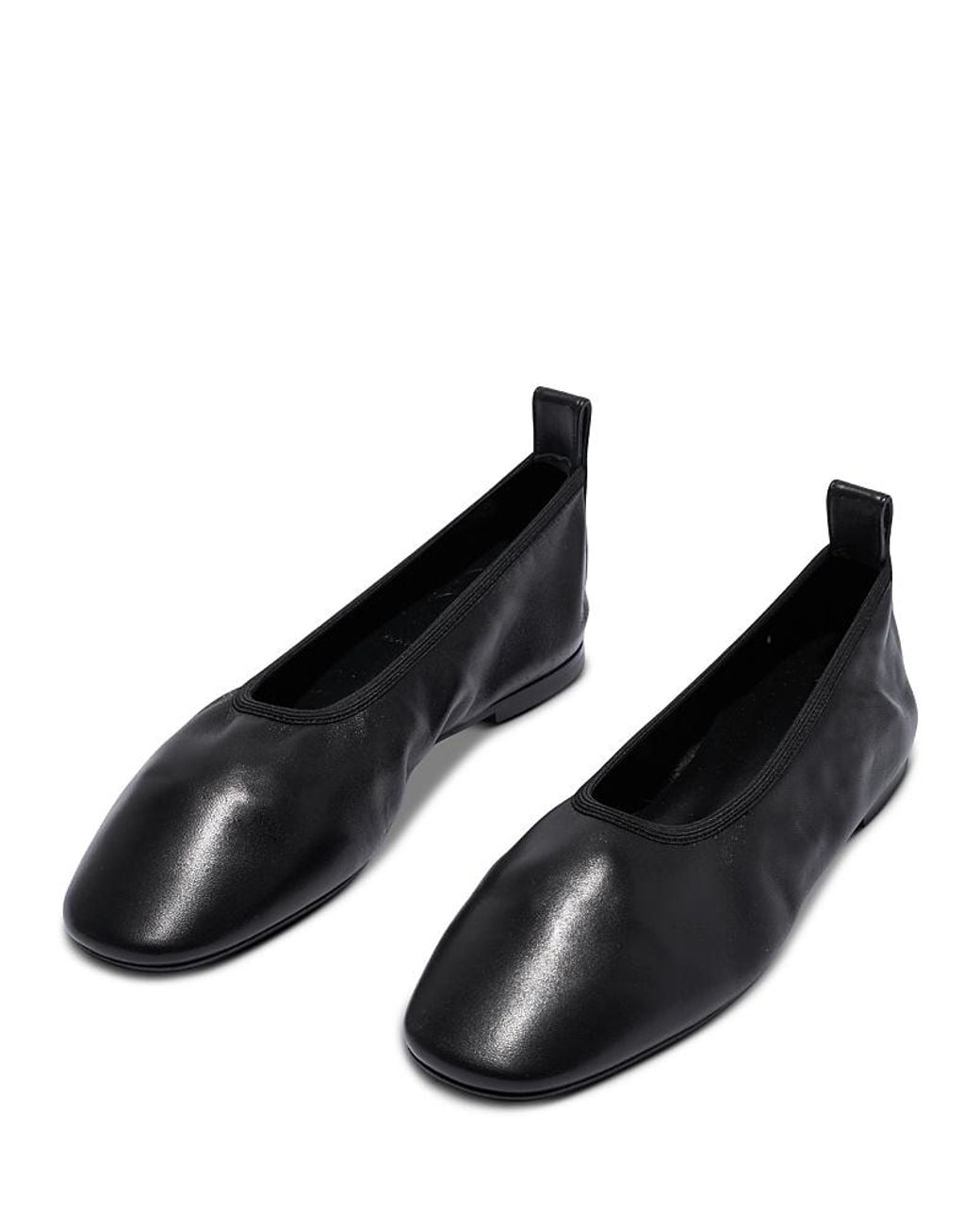 Aeyde Black Dex Ballet Flats