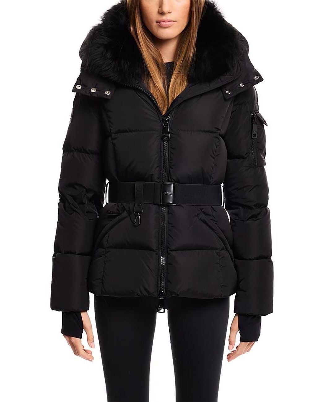 Sam. Black Delilah Quilted Down Jacket