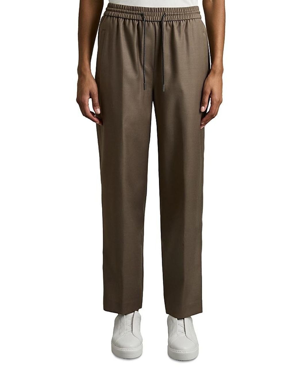 Reiss Tie Waist Tapered Pants Lyst — free download