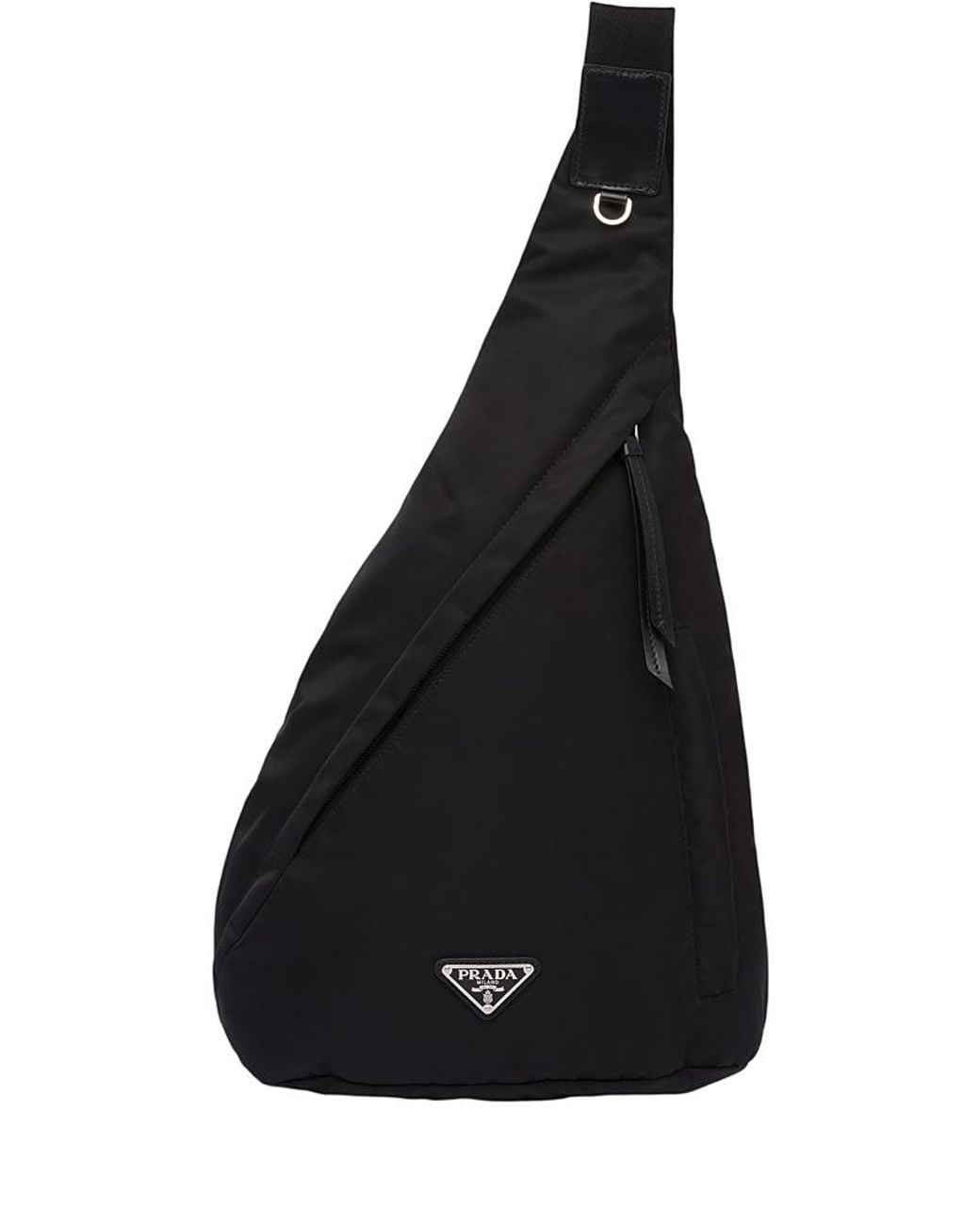 Prada Black Re-Nylon And Leather Backpack for men