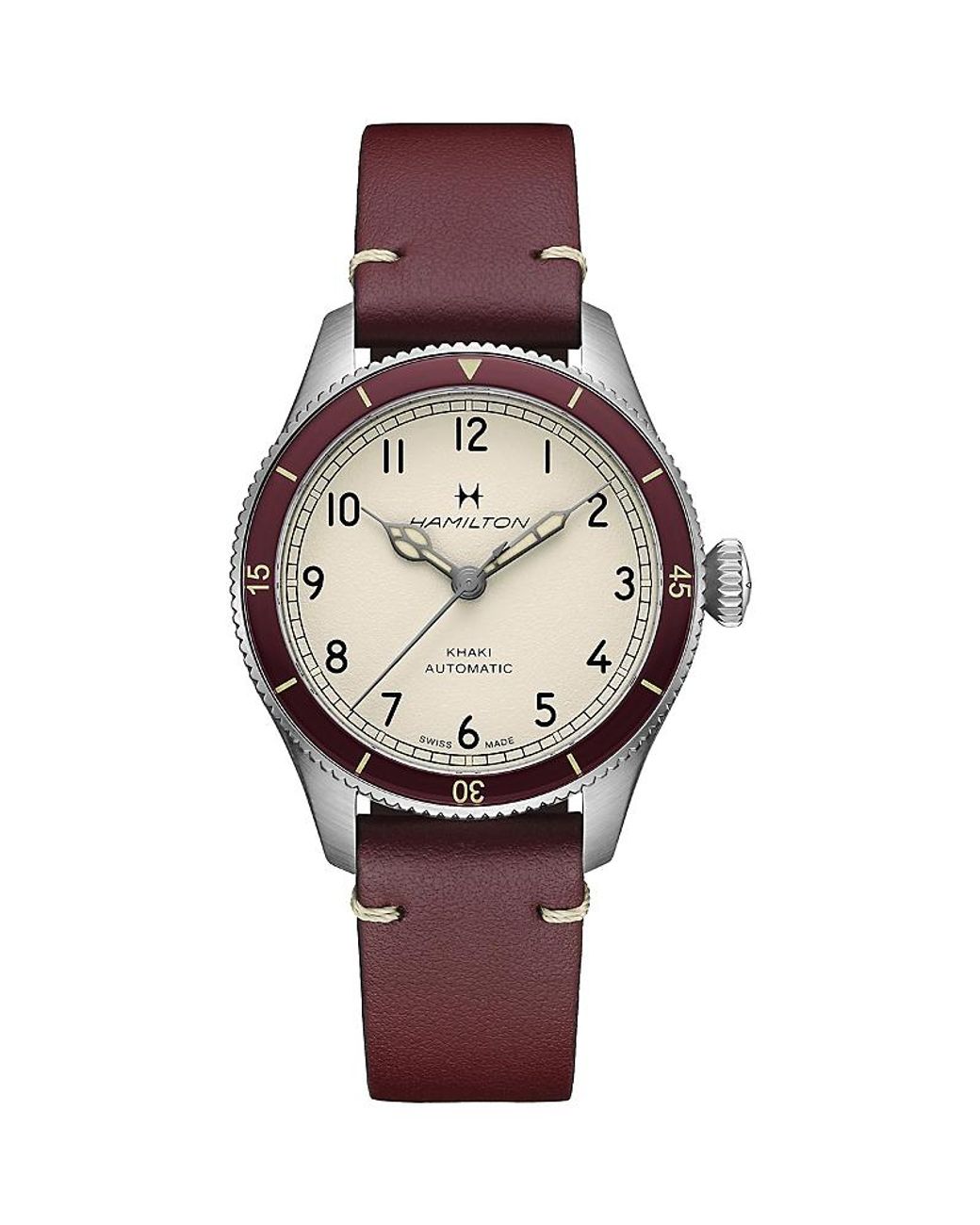 Hamilton Khaki Aviation Watch, 38Mm in Red | Lyst