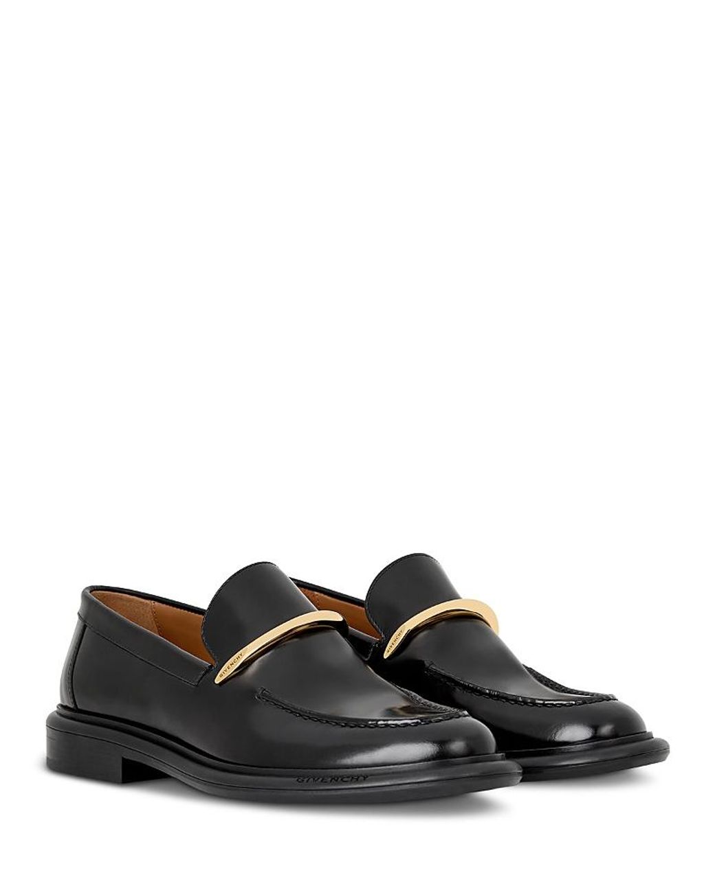Givenchy Black Pinch Leather Loafers