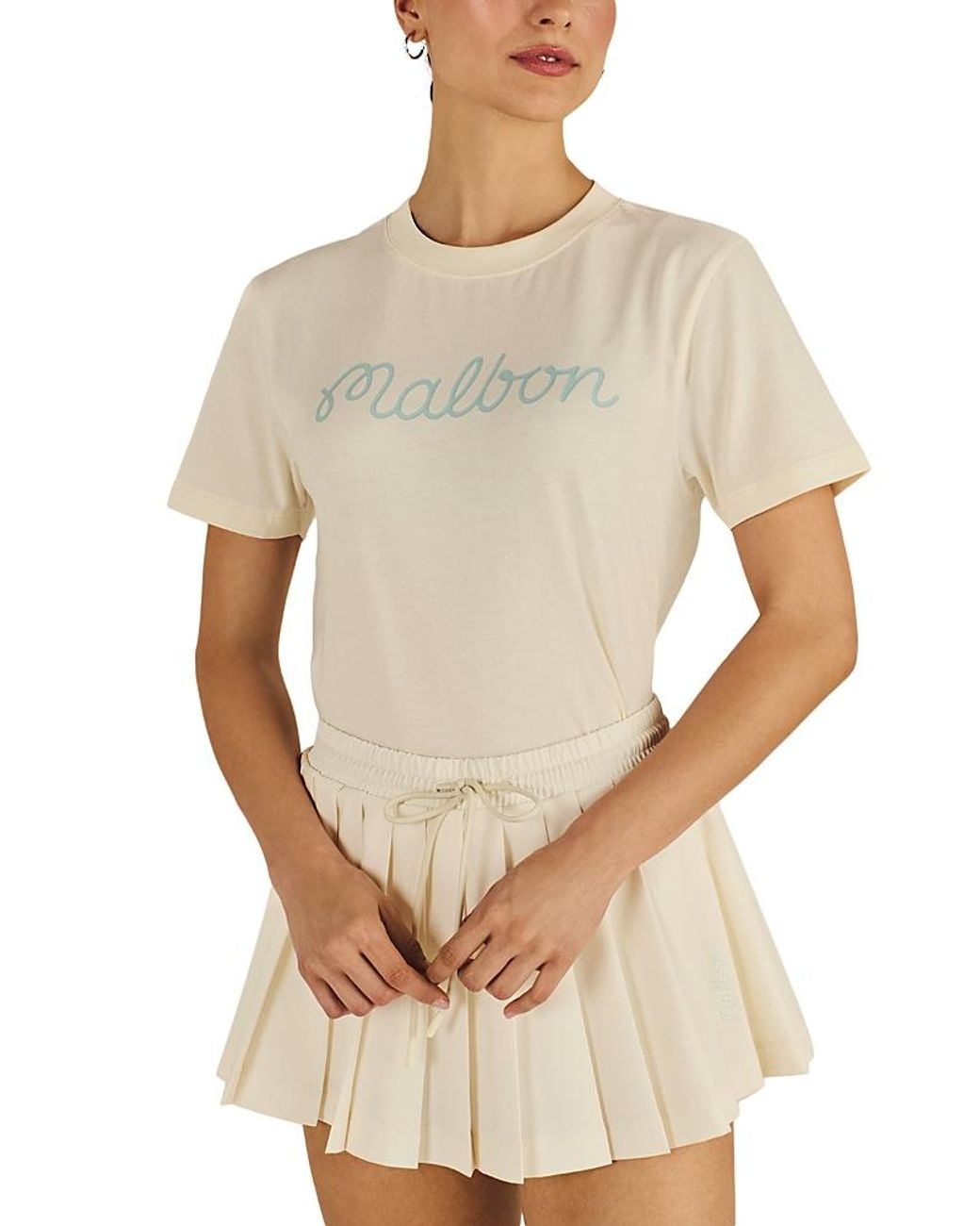 Malbon White Cosette Tee