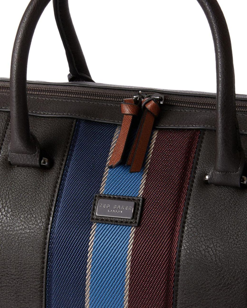 ted baker webbing strap leather backpack