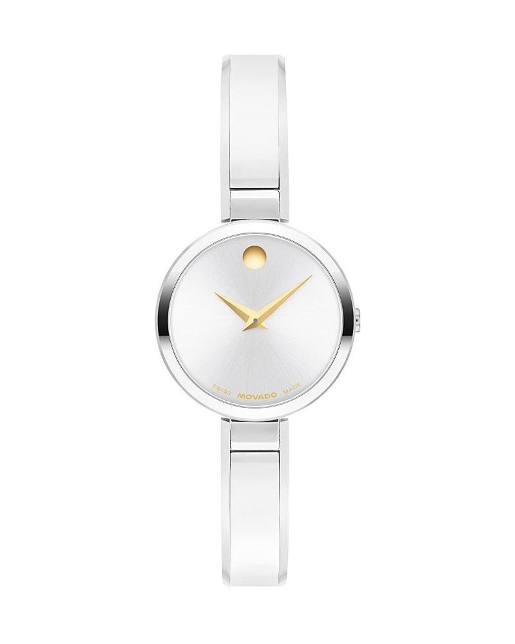 Movado White Moda Watch, 24Mm