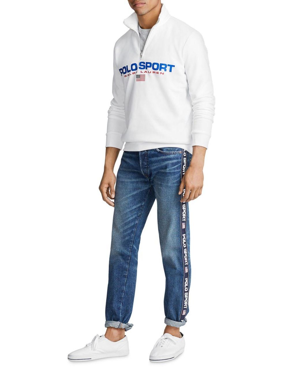 polo sport quarter zip fleece