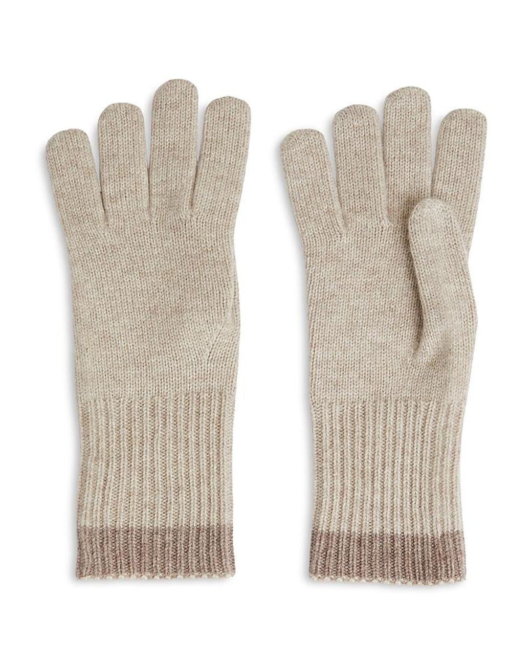 Reiss Natural Florise Gloves