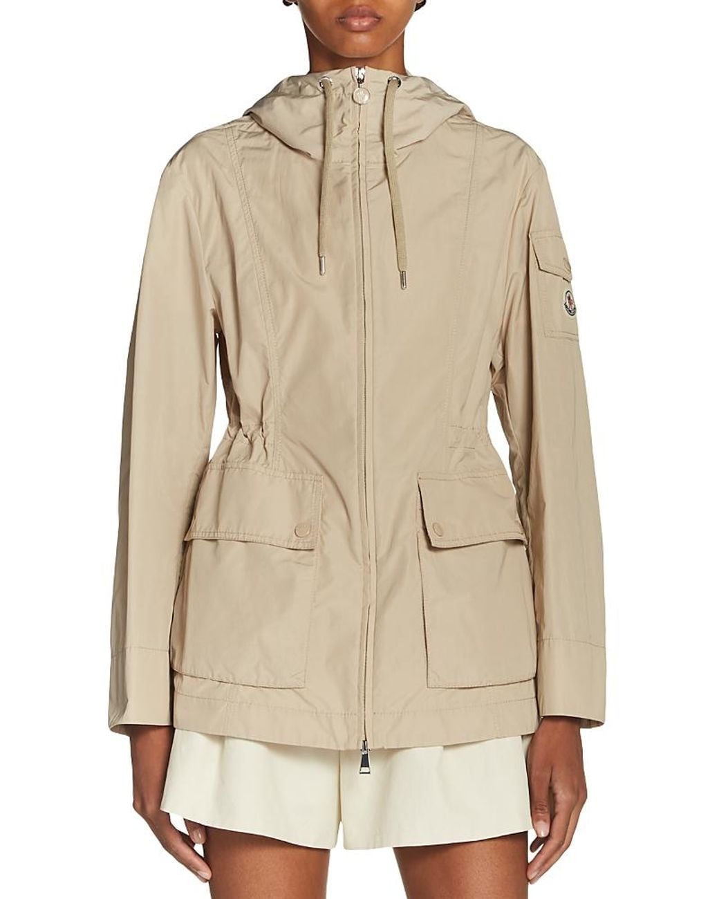 Moncler Natural Leandro Short Parka