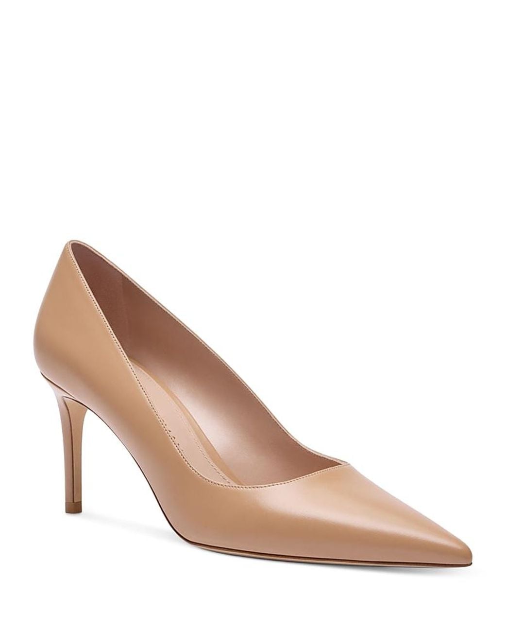 Stuart Weitzman Brown Stuart Power 75 Pumps