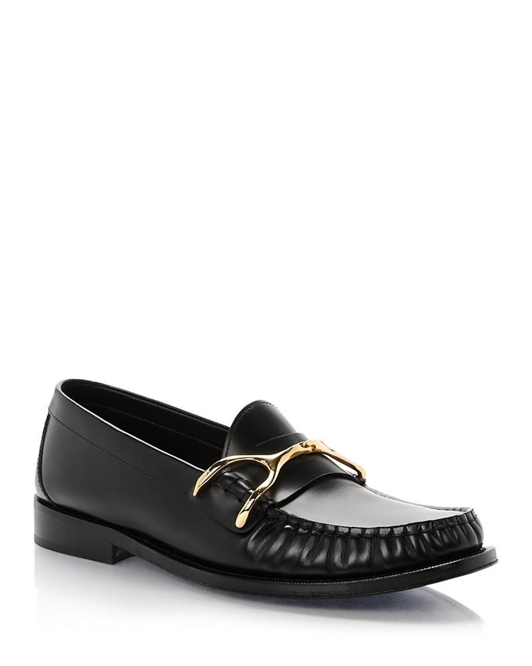 McQueen Black Wishbone Loafers for men