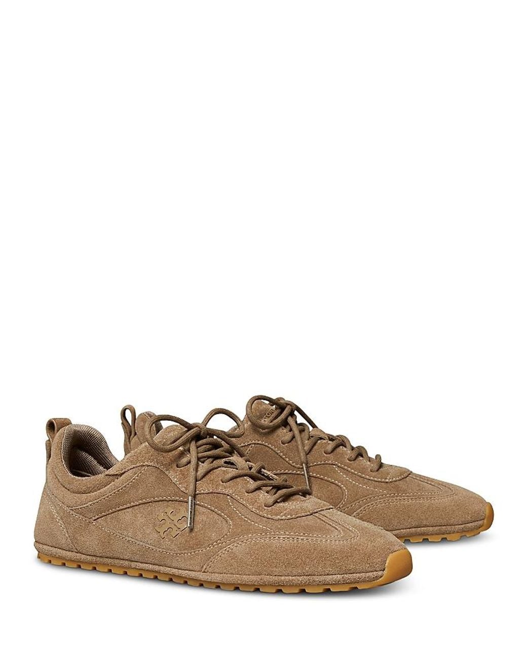 Tory Burch Brown Field Sneakers