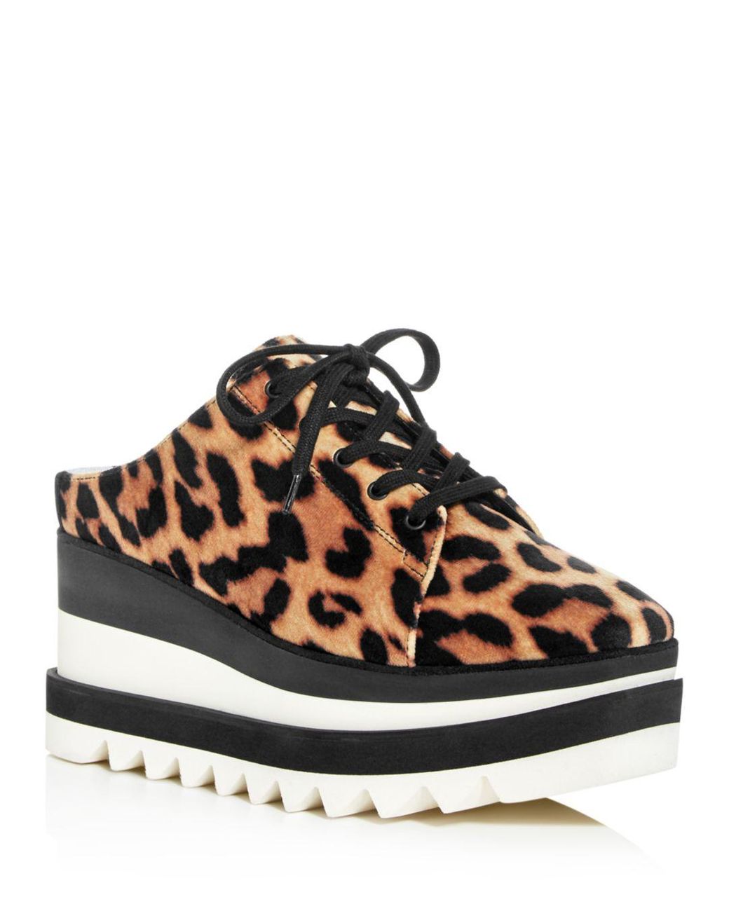 leopard print platform shoes