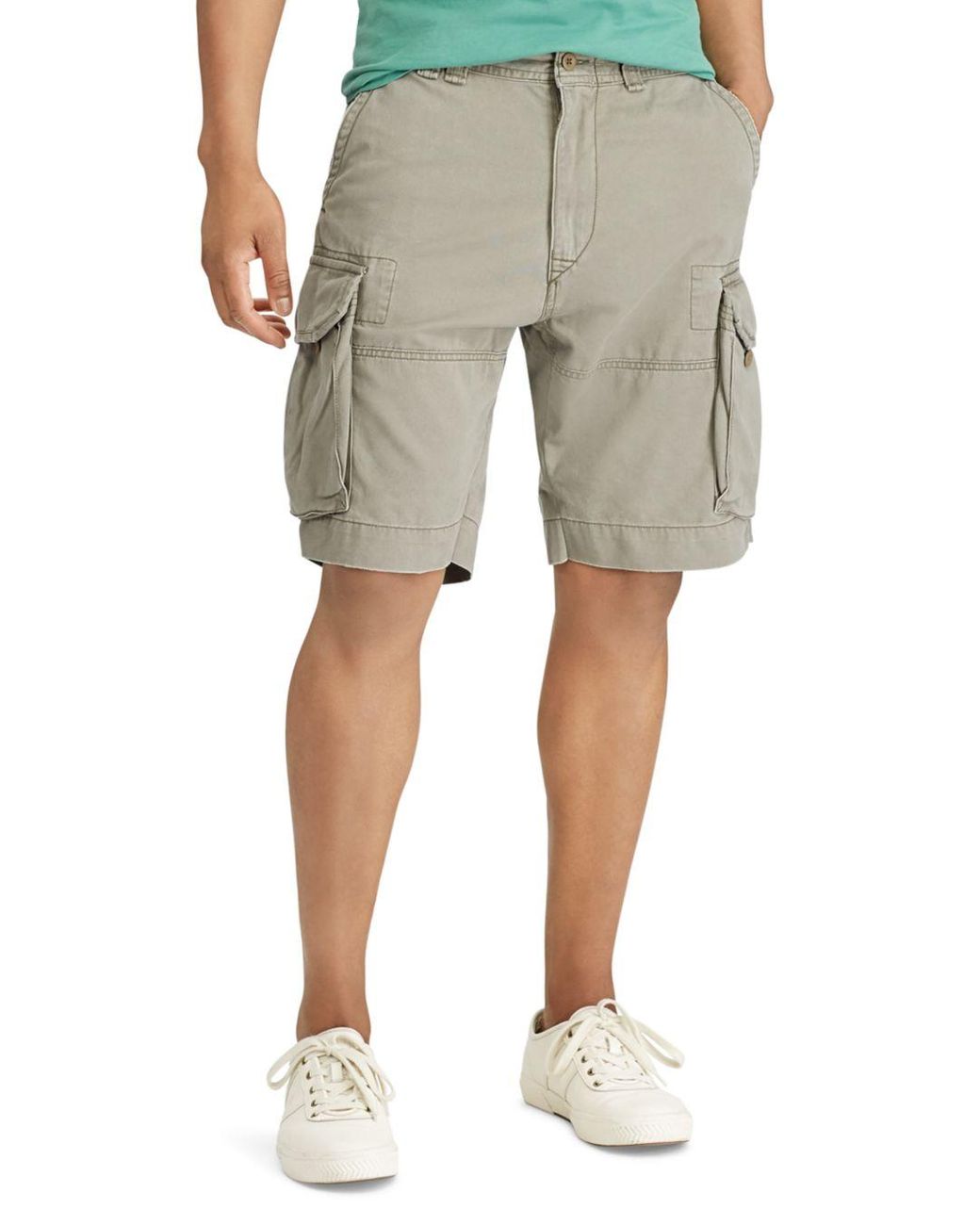 Polo Ralph Lauren Cotton 10.5 - Inch Gellar Classic Cargo Shorts in Gray  for Men - Lyst
