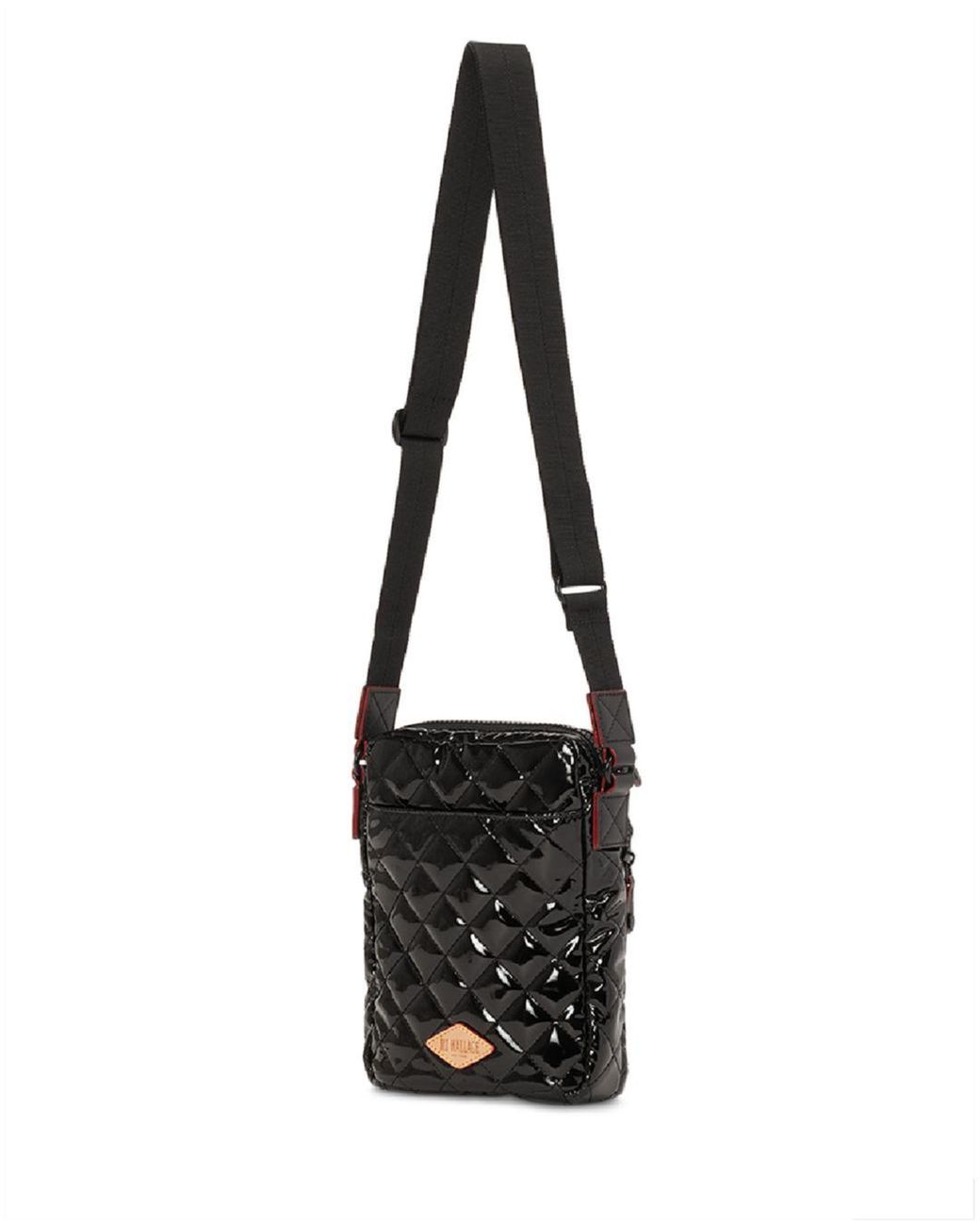 MZ Wallace Women's Metro Black Lacquer Crossbody