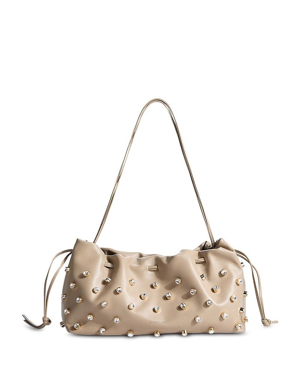 Altuzarra Natural Leather Drawstring Clutch
