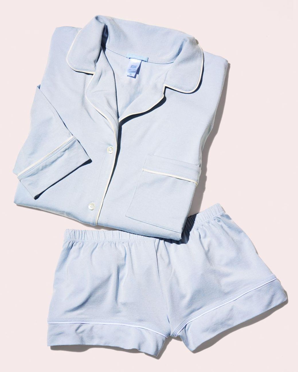 eberjey gisele long sleeve short pajama set